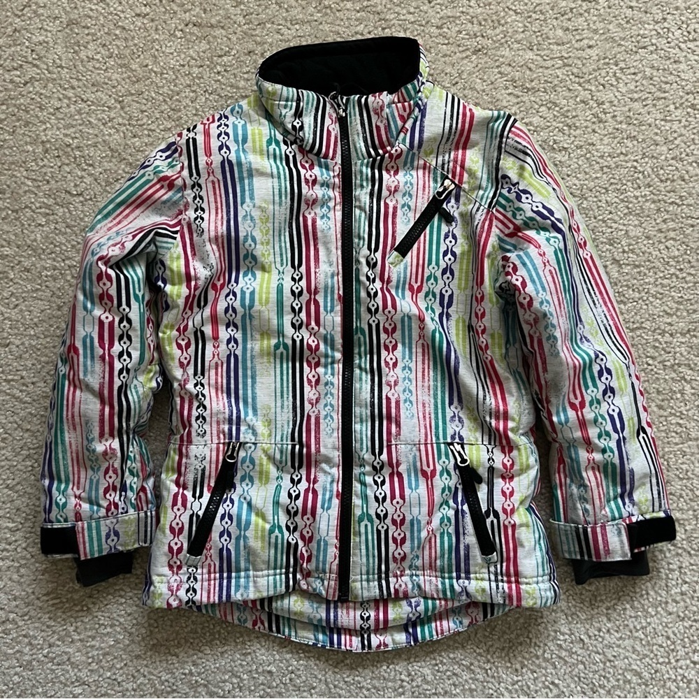 Boulder Gear Kids Colorful Ski Winter Snow Jacket Coat Girls Size XS 8935P $199 - Picture 2 of 16